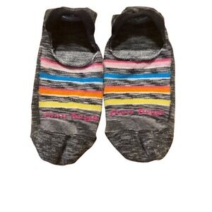 Darn Tough Womens No Show Hidden Socks Gray Multi Stripe Merino Wool Size Medium